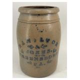 Hamilton & Jones PA crock