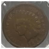 1894 Indian head cent coin