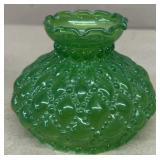 Green glass shade