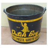 Dutch Boy white lead Paint Can