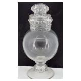 Dakota Glass Globular Apothecary Jar