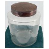 Hand Blown Store Jar