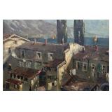 Signed Painting, "Lago de Garda"