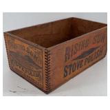 RISING SUN STOVE POLISH CRATE