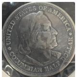 1893 US Colombian Exposition 1/2 Dollar