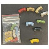 Miniature metal race cars