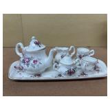 Heirloom find bone China miniature tea set