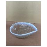 Hobnail, strawberry shaped candy dish