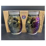 Rainbow fusion, tropical breeze mason sippers