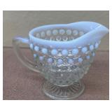 Hobnail creamer