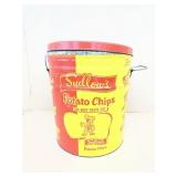 Sudlows advertising potato chip can