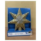 LED tree topper holiday style