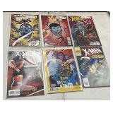 6 Marvel X-Men Comic Books
