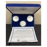 (3) Morgan Dollars, UNC