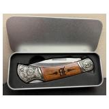 Fancy Pocket Knife in Tin