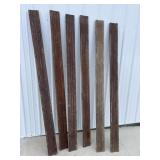 Wood architectural panels 76 1/2x5"