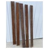 Wood architectural panels 69 1/2 " x 5"
