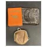 Camel vintage cigarette, pack holder and coin