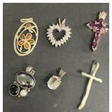 Sterling silver pendants