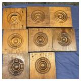 (8) Architectural Rosettes