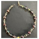 Sterling silver, colorful bracelet