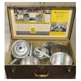 "Wear-ever" salesman sample traveling kit