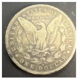 1882 O Morgan Silver Dollar