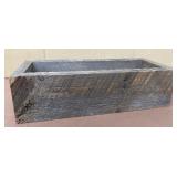 Handmade wooden box great for planting