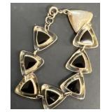 Sterling silver Blackstone bracelet
