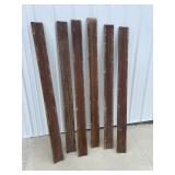 Wood architectural panels 65 1/2 x 5"