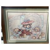 Freeman teddy bear print  22" x 18"