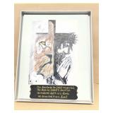 Painting of the lion stands for Christ signed ROWE