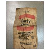 44 soybean Mieal burlap bag, Fort Wayne, Indiana