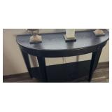 1/2 Round Entry Table