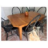 Country Table & Windsor Chairs