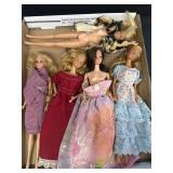 Early Barbie dolls
