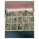 Jewelry box and earrings