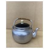 Mid-century aluminum teapot