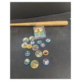 Baseball fun, food buttons, Louisville, slugger,