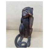 Cast-iron monkey bank