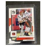 Joe burrow Donruss football card