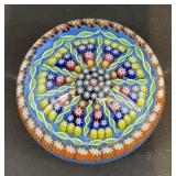 Perthshire "millefiori" 10 spoke paperweight