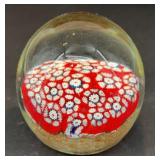 Murano "millefiori" paperweight