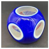 Vintage MURANO concentric "millefiori" paperweight