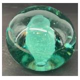 Blown glass "Dump" paperweight