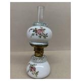 Hand-painted flower white lamp