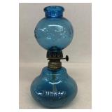 Blue Glass "Twinkle" lamp