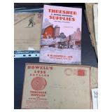 Early 1900s THRESHER supply catalogue