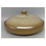 Birch pottery covered dish