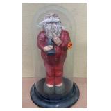 Santa Claus statue with display globe